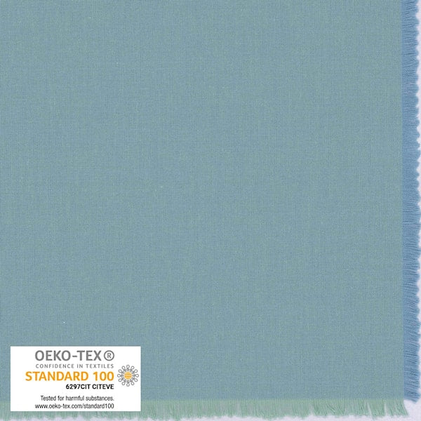 2-farvet vævning, støvet lys blå med grøn skær (col.78), 150 cm bredt