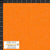 spredte organiske miniprint i varierende orange toner patchworkstof bomuld CPHquilt