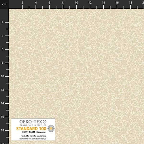 Patchworkstof  fint organisk miniprint i let lysere nuancer bomuld CPHquilt