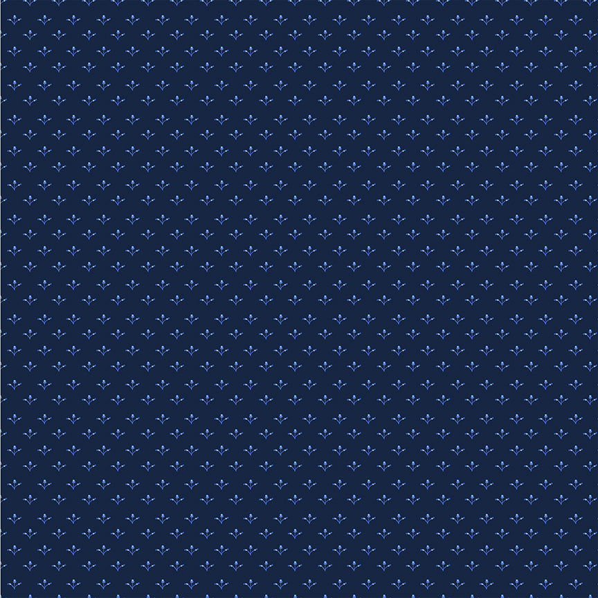 Patchworkstof bomuld smukke variant fra China Blue-kollektionen af Windham Fabrics CPHquilt