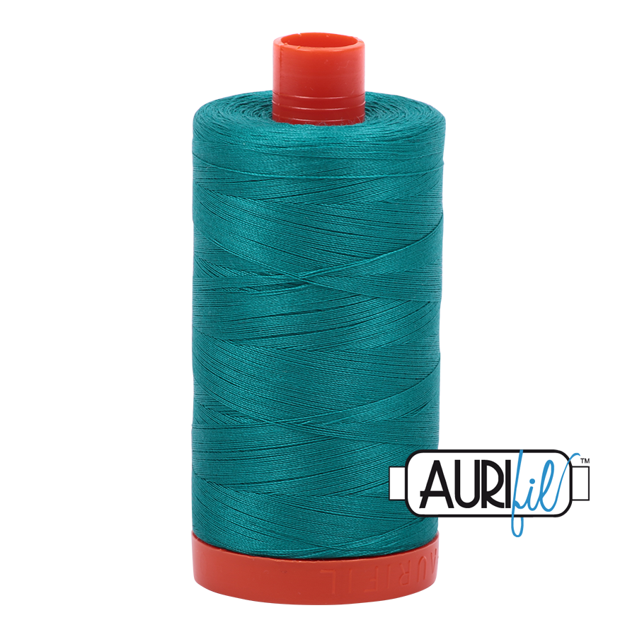 Aurifil tråd, bomuld, Jade: 4093 – 50WT, 1300 m