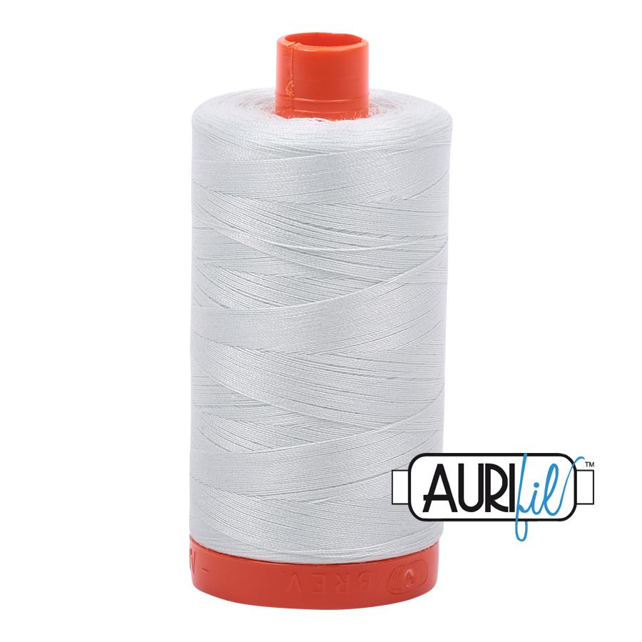 Aurifil tråd, bomuld, Mint is: 2800 – 50WT, 1300 m