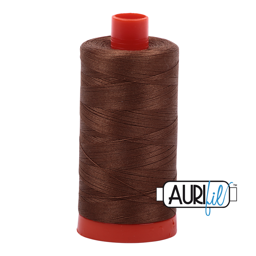 CPHquilt aurifil tråd 2372 50WT-1300 bomuld mørk antik antique guld