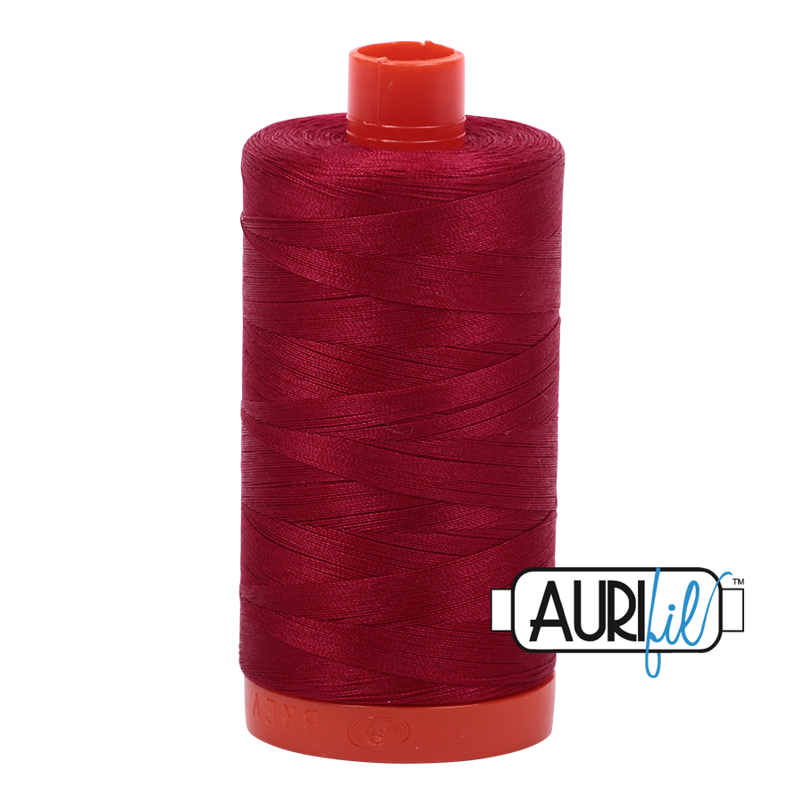 CPHquilt aurifil tråd 2260 50WT-1300 bomuld rødvin