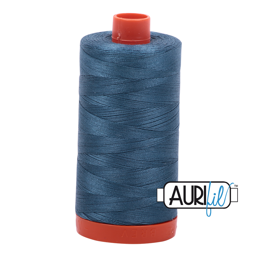 CPHquilt aurifil tråd 4644 50WT-1300 bomuld røgblå