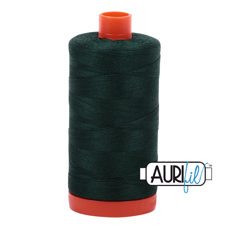 CPHquilt aurifil tråd 4026 50WT-1300 bomuld skovgrøn