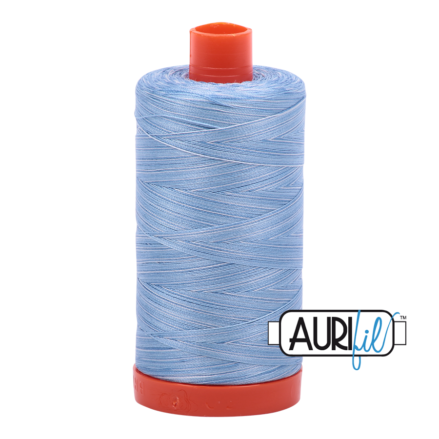 CPHquilt aurifil tråd 3770 50WT-1300 bomuld stone washed denim