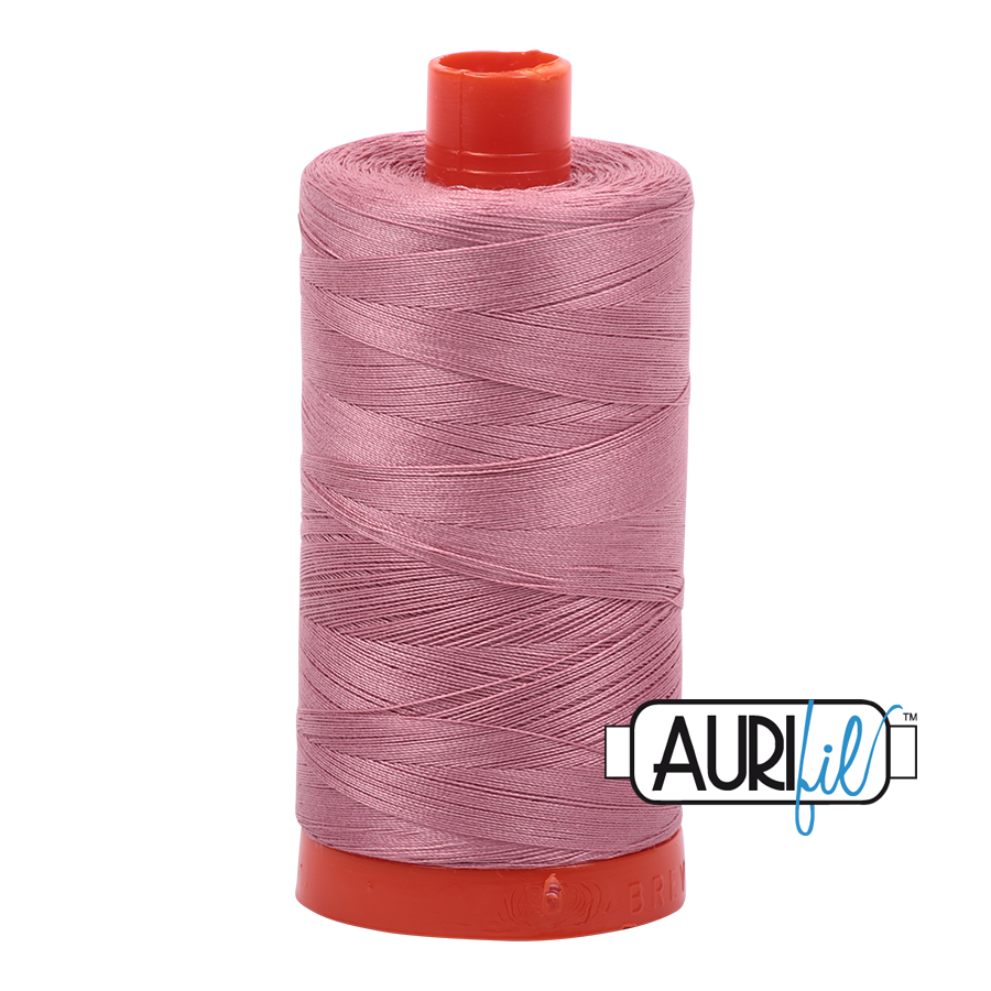 CPHquilt aurifil tråd 2445 50WT-1300 bomuld viktoriansk rose