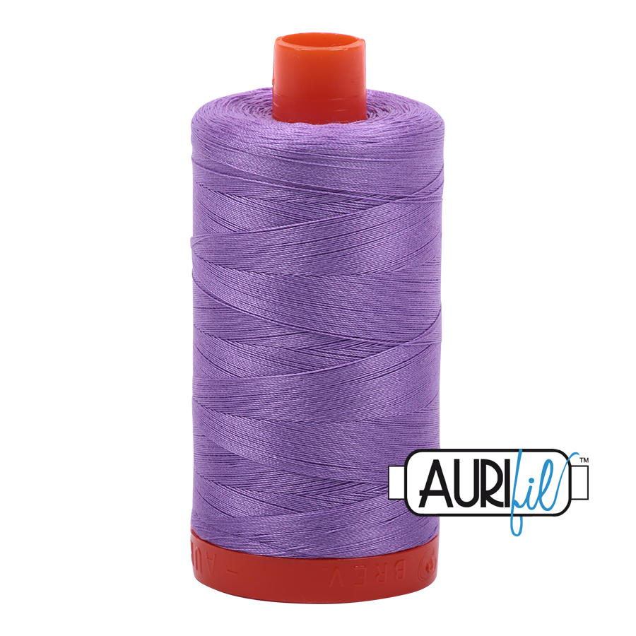 Aurifil tråd, bomuld, Violet: 2520 – 50WT, 1300 m