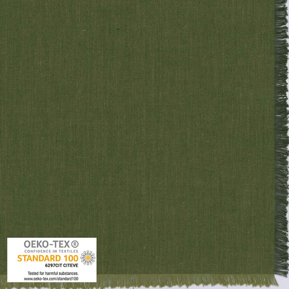 2-farvet vævning, mørk mosgrøn og lys mosgrøn (col.58), 150 cm bredt