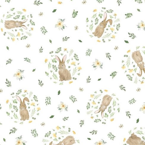 søde harer patchworkstof bomuld CPHquilt