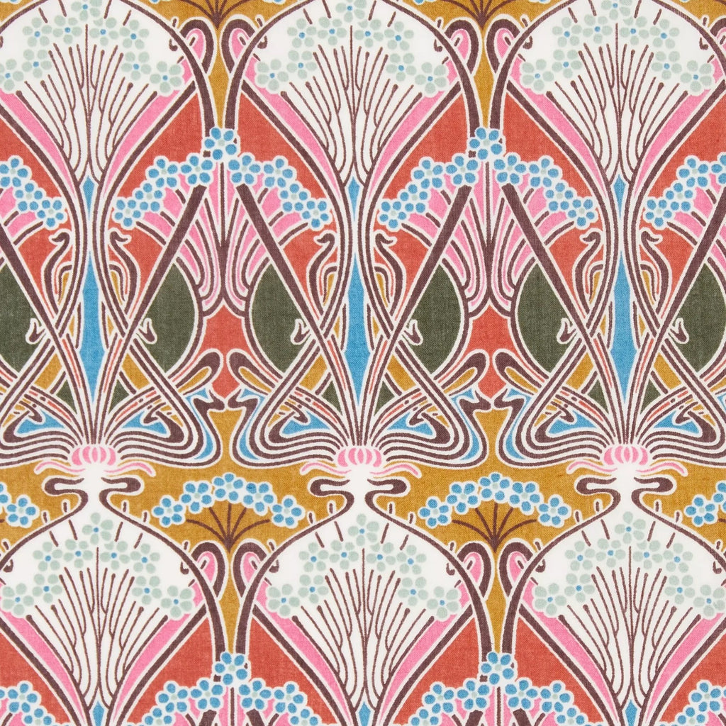 Ianthe, rød/lyserød (Liberty Tana Lawn®)