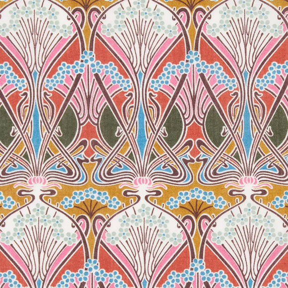 Ianthe, rød/lyserød (Liberty Tana Lawn®)