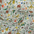 Smukt dyrestof med 12 forskellige dyr i printet Zoology Miffy kollektionen fra CPHquilt i Liberty London Tana Lawn materialer