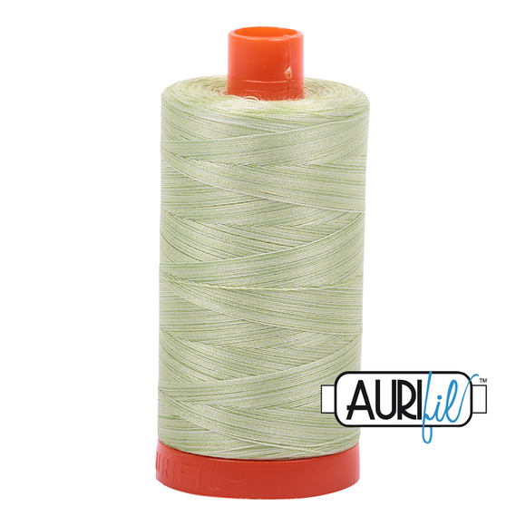 Aurifil tråd, bomuld, lys forårsgrøn: 3320 – 50WT, 1300 m