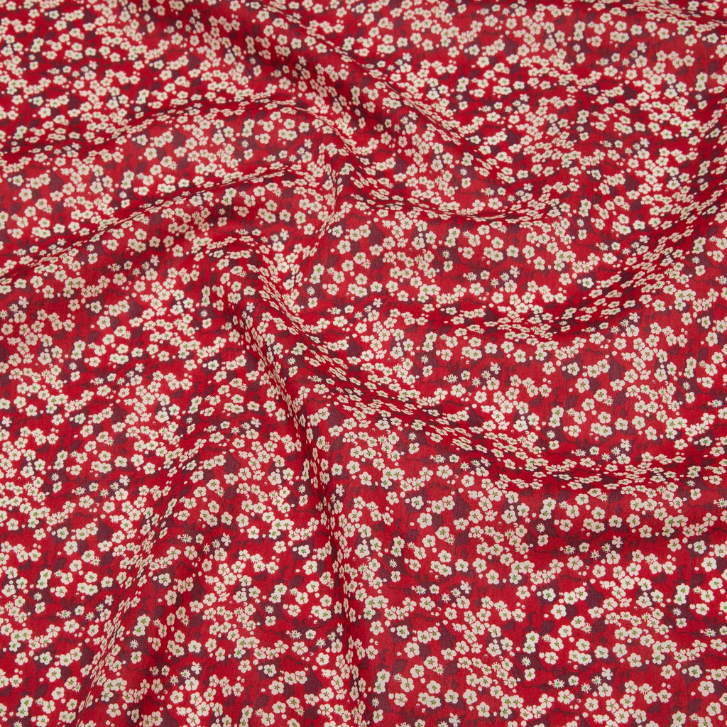 Libertystof Mitsi Valeria rød tana lawn cphquilt liberty stof