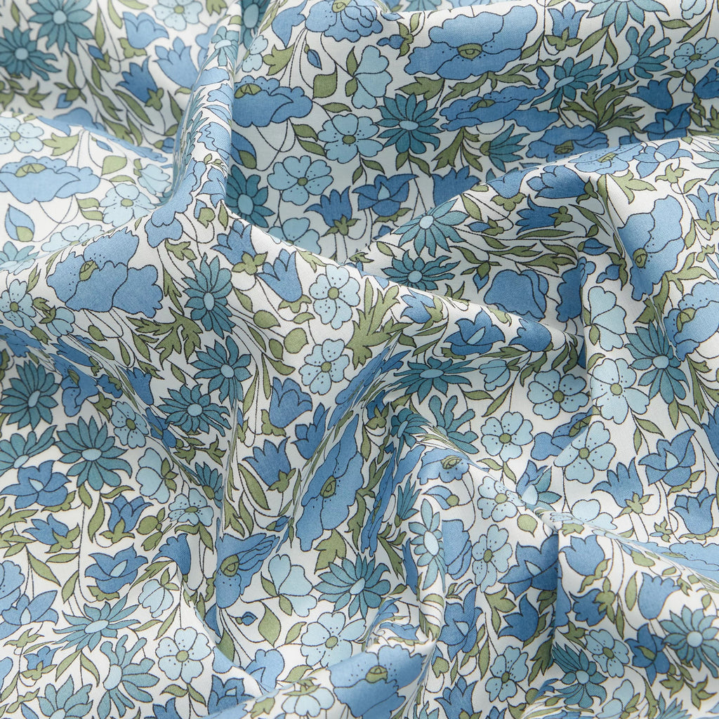 Poppy and Daisy - Blå Grøn - Libertystof - Tana Lawn - Liberty London - CPHquilt 1