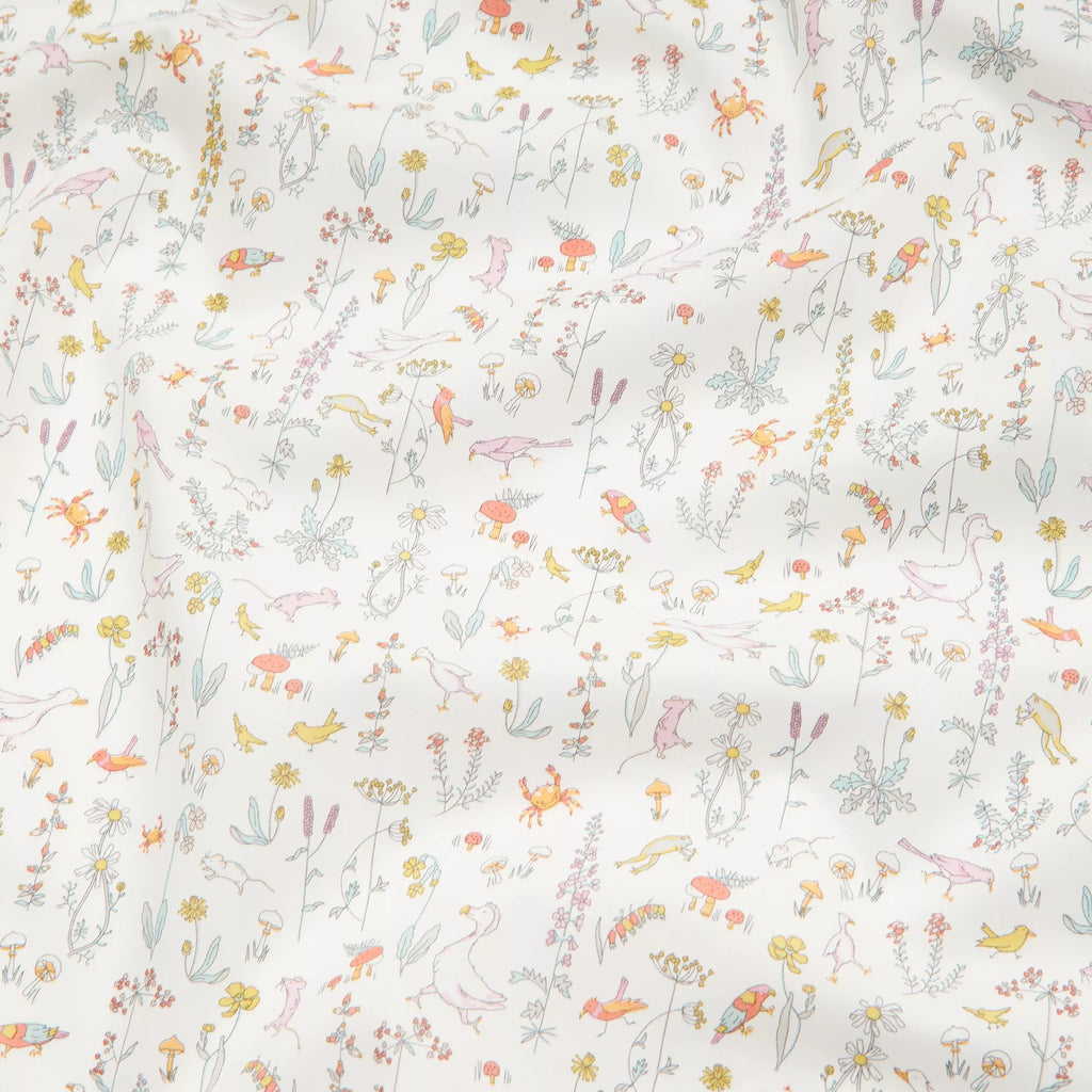 Theo hvid gul lyserød patchworkstof Liberty Tana Lawn CPHquilt London
