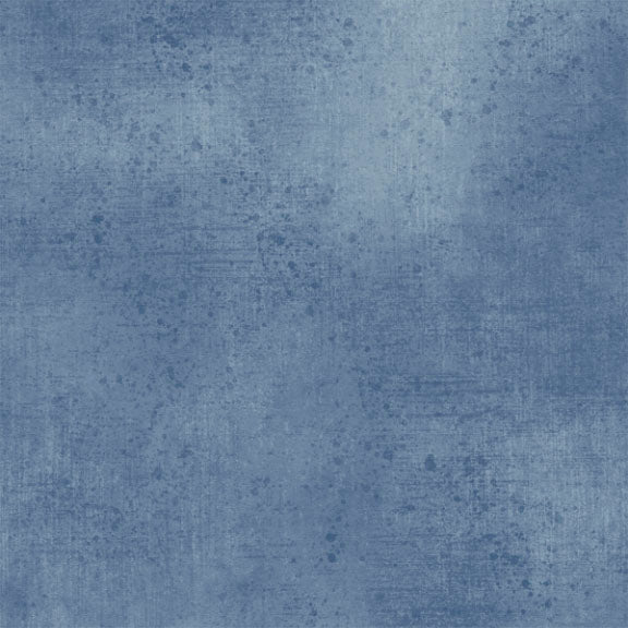 Patchworkstof bomuld grunge-inspireret teksturmønster i en støvet stålblå/denim-farve CPHquilt