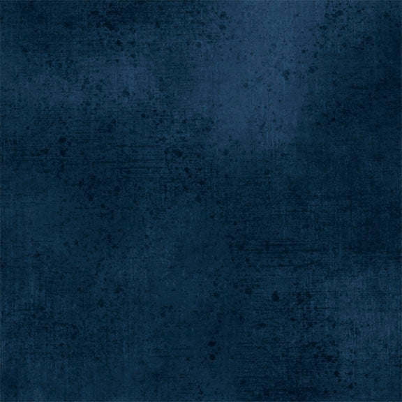 Patchworkstof bomuld grunge-inspireret teksturmønster i en mørk petrol/navy-farve CPHquilt
