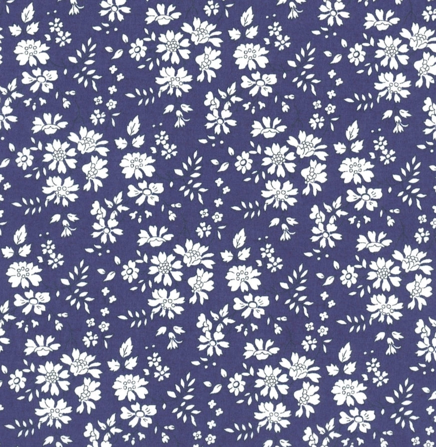 Capel, marineblå (Liberty Fabrics Tana Lawn®)