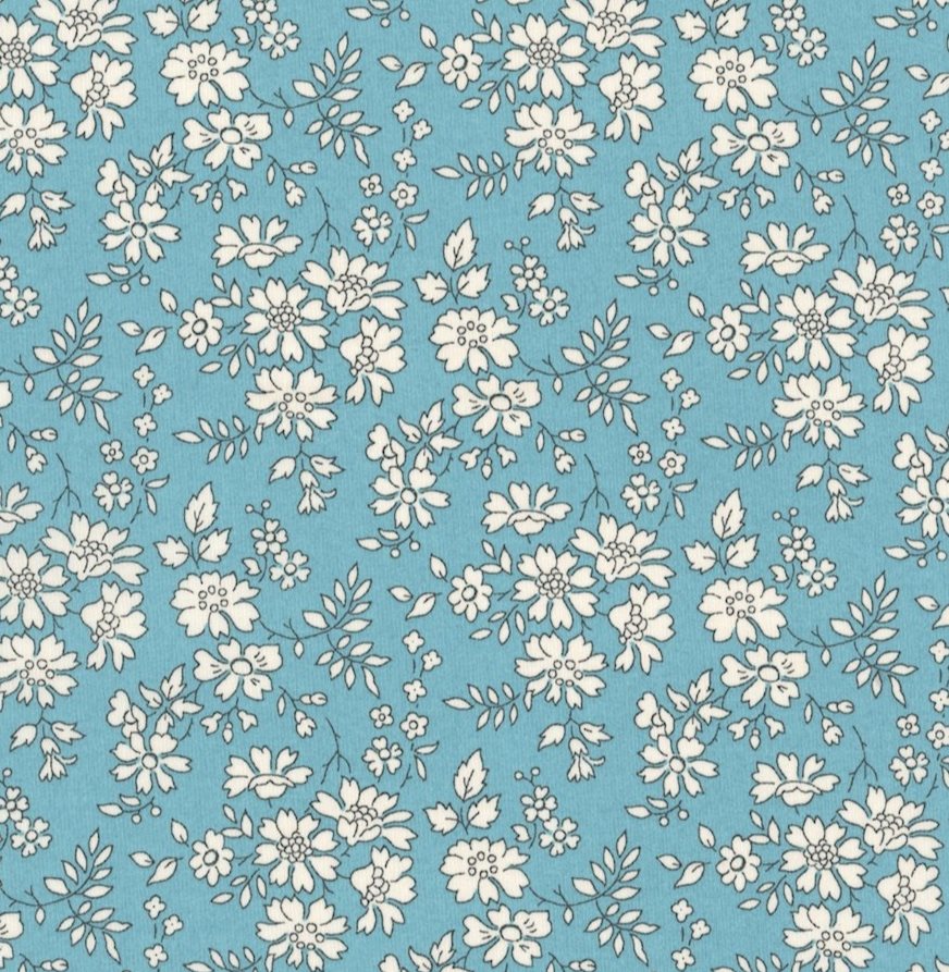 Capel, turkis (Liberty Fabrics Tana Lawn®)