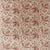 Mørk off white/beige bund, med mørk rød bladmønster, 110 cm bredt