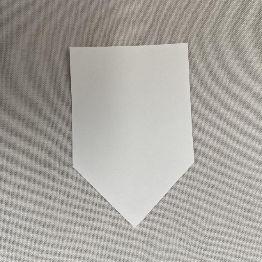 Papskabelon flag, 100 stk (4 cm x 6 cm)