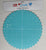 Roterende skæreplade - Rund fra Prym, Turkis (35 cm diameter)